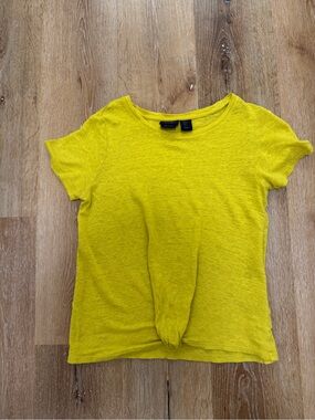 Rachel Roy Linen T-shirt Tee Size Small Size 4